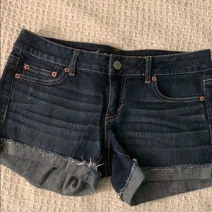 Dark denim Jean shorts